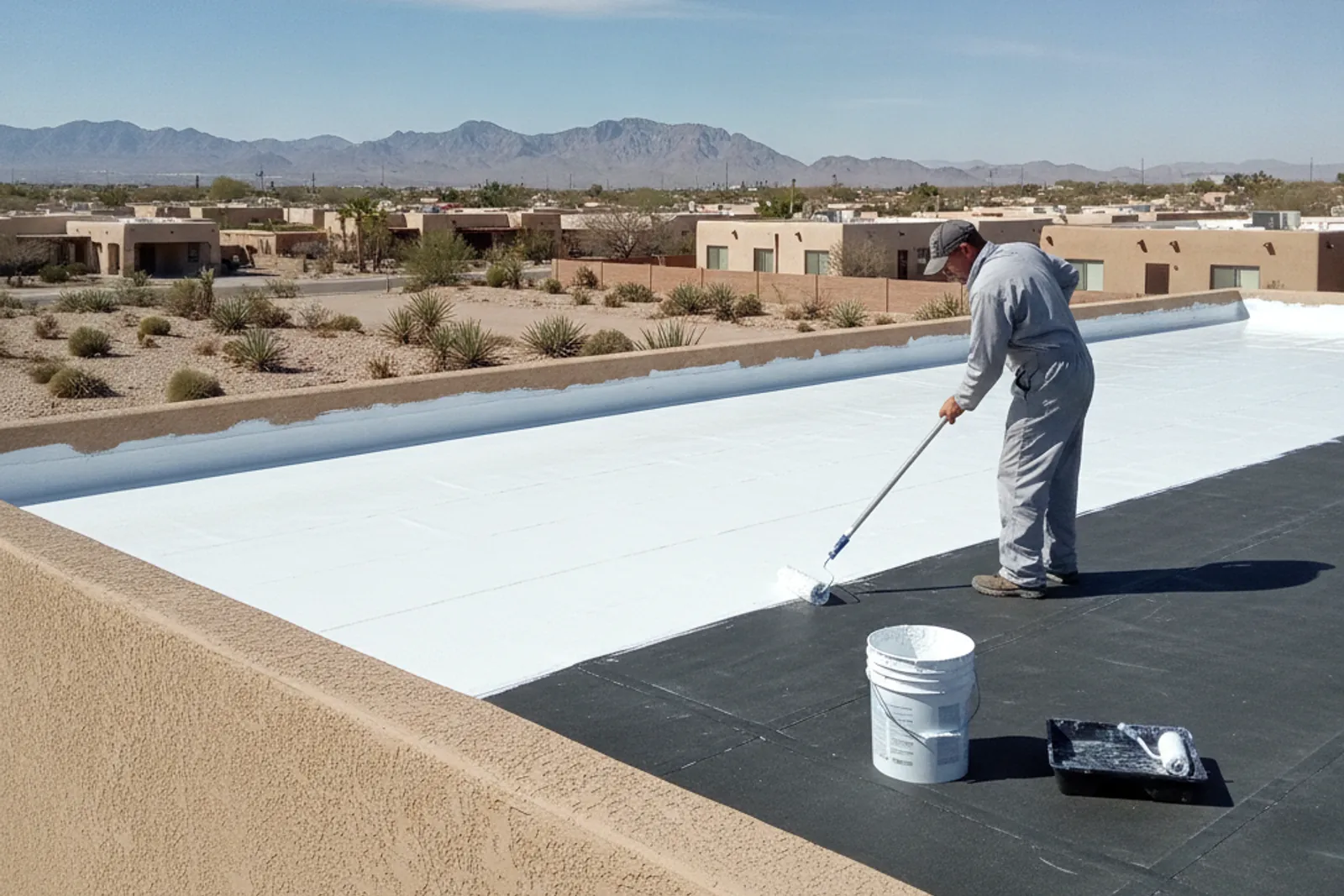 Flat Roof Coating & Sealing in El Paso, TX