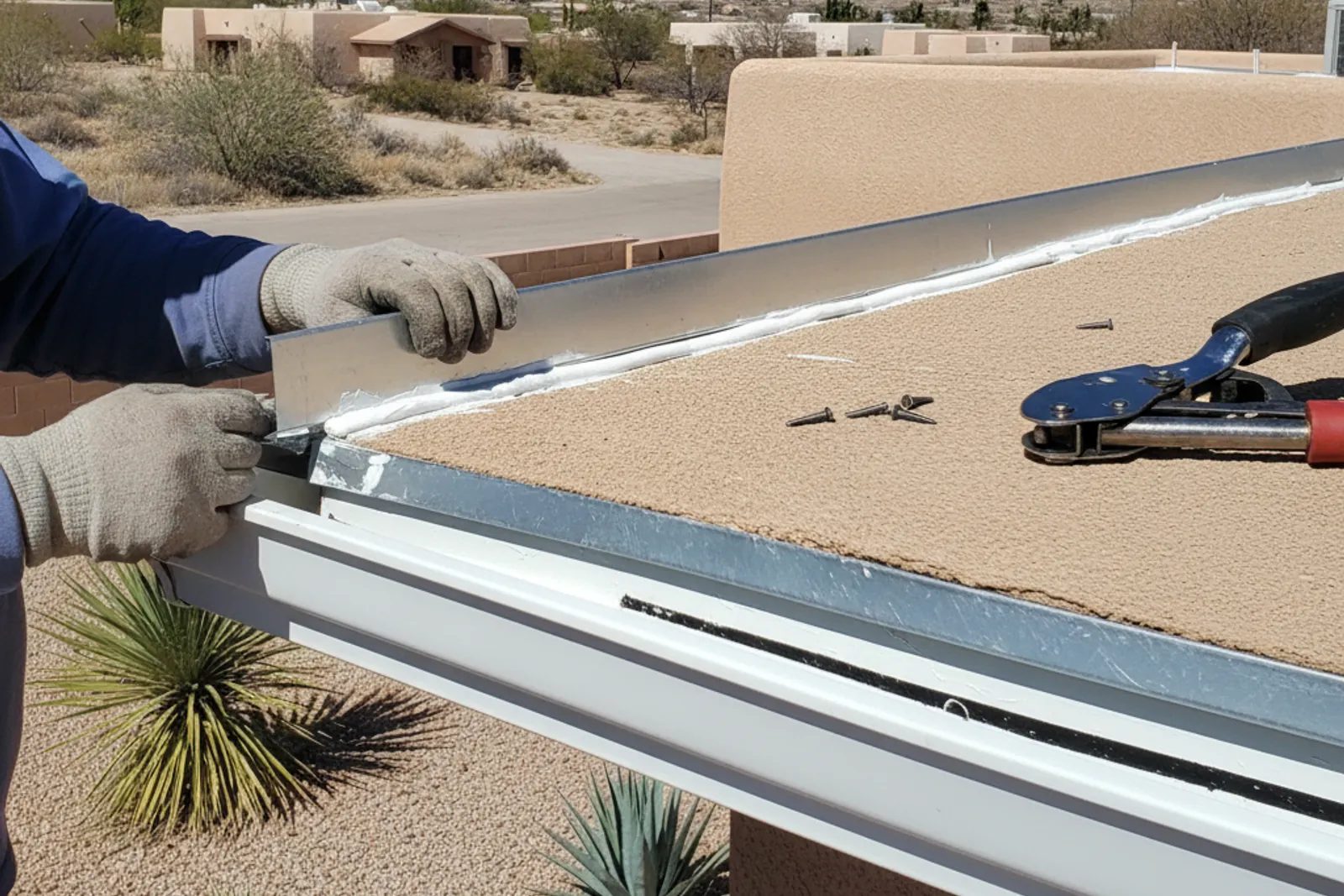 Flashing & Details roofing in El Paso